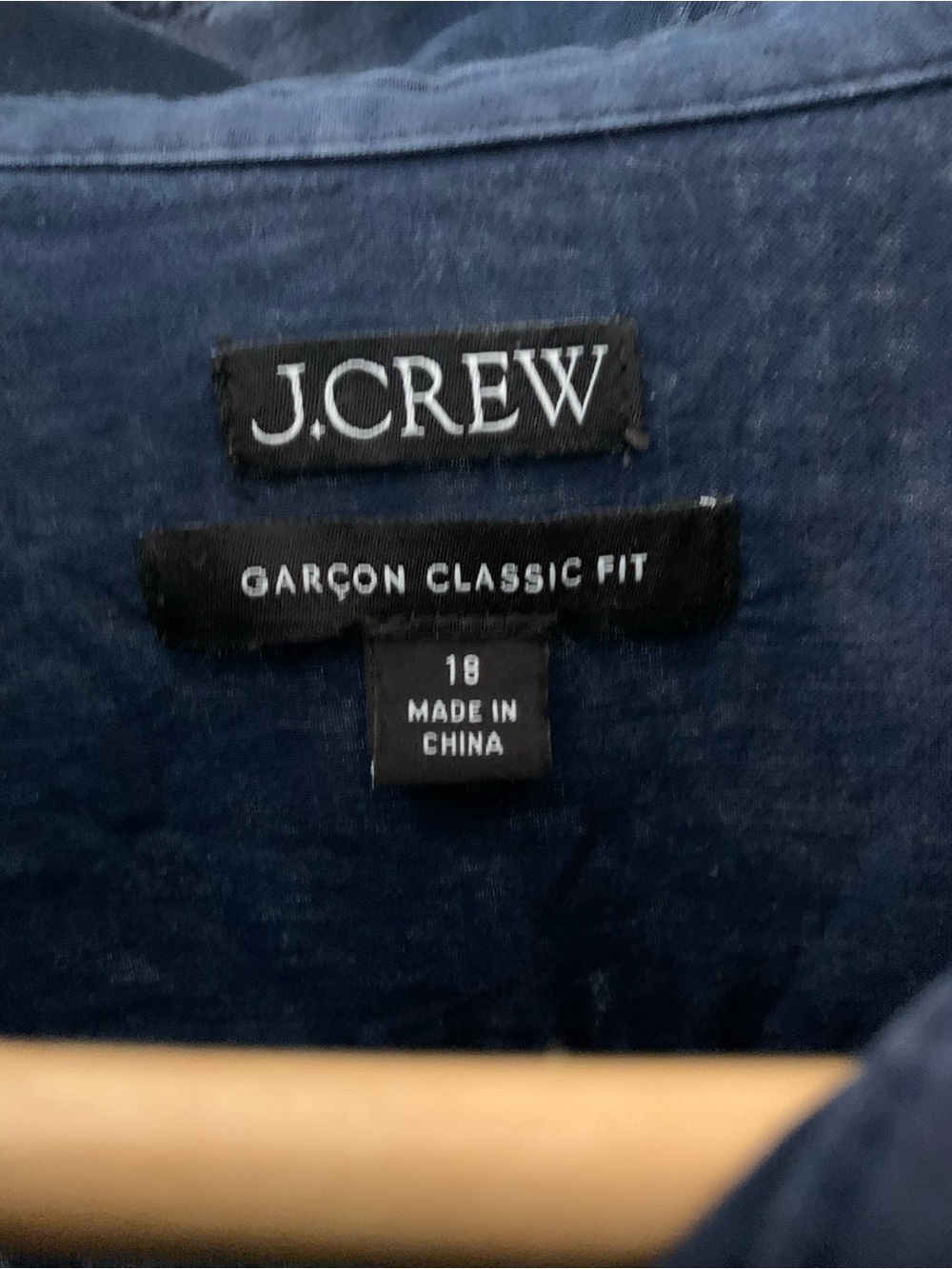 J.Crew Western Shirt in Indigo Cotton Voile - Picture 2 of 3